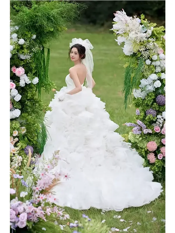Robe de mariée princesse fugitive