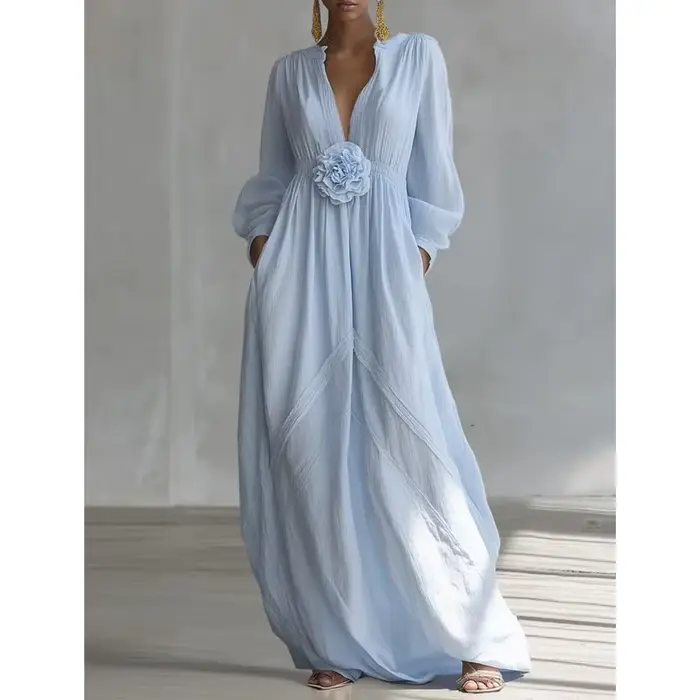 Robe longue bohème pour femme
