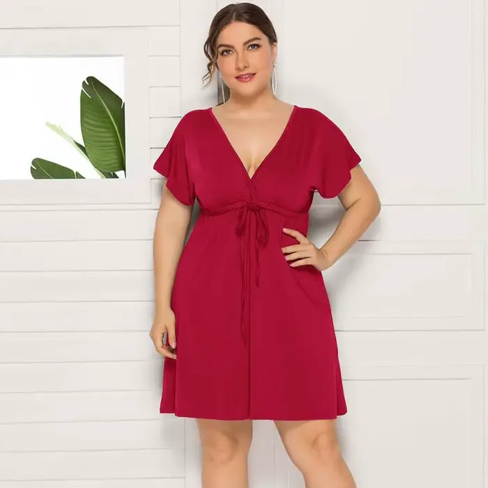 Mini robe femme, grande taille