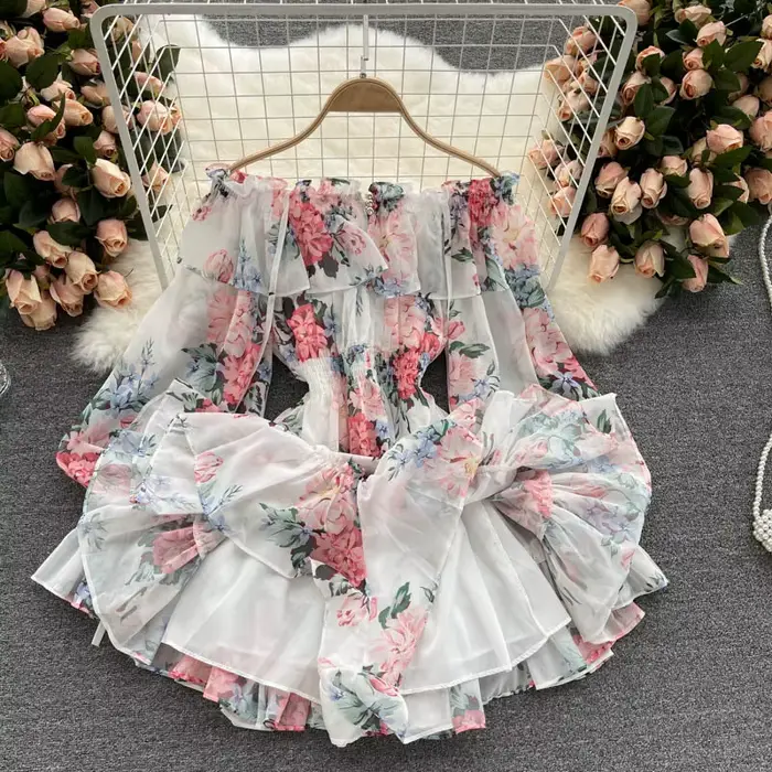 Robe rétro d'été pour femmes