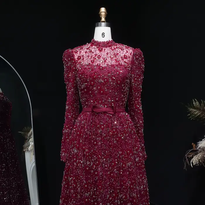 Robe de soirée Sharon Said rose de luxe avec fleurs 3D et nœud papillon pour femmes occasions formelles soirées de gala