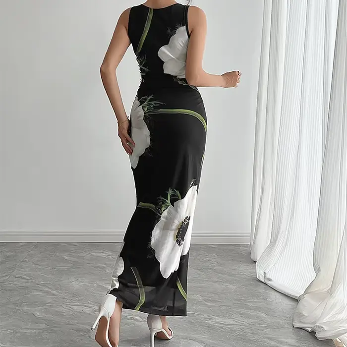 Robe longue débardeur élégante pour femmes